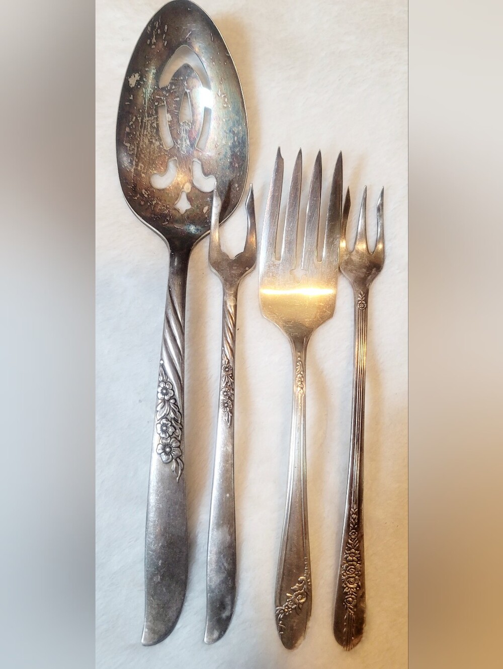 Vintage Oneida Silverware- Nobility, Tudor Silver,  Spoon and forks! *See Photos